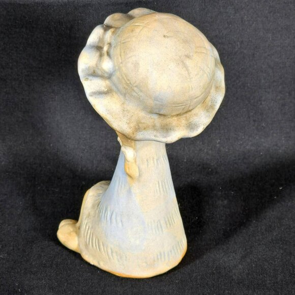 Vintage Poppet Trixie Hippy Blue Hat Girl Figurine Bud Vase Ceramic Japan 4.5" - Picture 3 of 7